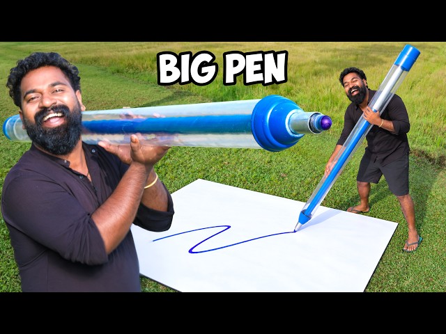 I Made Giant Pen With My Hand | M4 Tech |