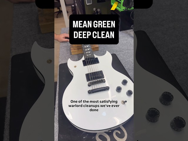 C-Standard Setup on the Mean Green Woodrite Warlord at Tritone Guitar Workshop in Charlotte, NC.