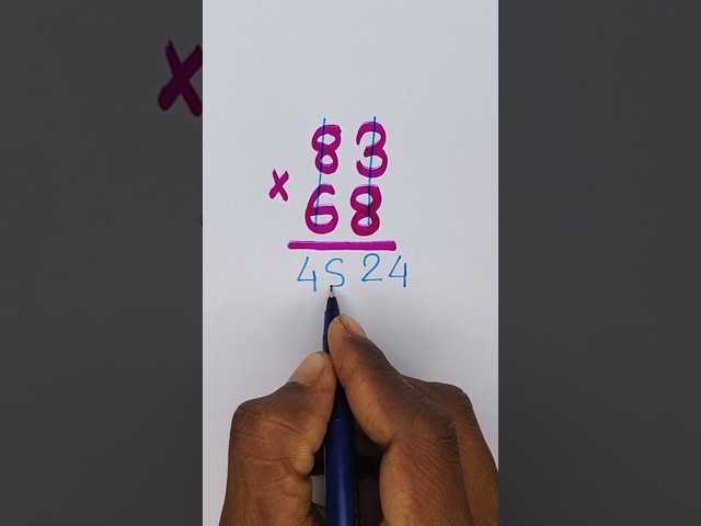 Nice Multiplication MathTrick#trendingshorts#mathematics#youtubeshorts#education#maths#mathstricks🤔🧿