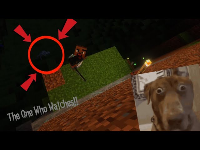 Minecraft First night whith Skinwalker #1 #minecraft #horror #theonewhowatches #skinwalker #survival