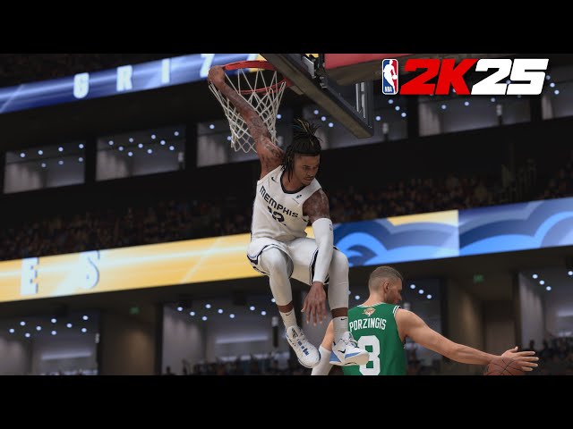 NBA2K25 | Grizzlies vs Celtics ft Jason Tatum, Ja Morant, J.Brown | PLAYOFFS | PS5 [4K60FPS]