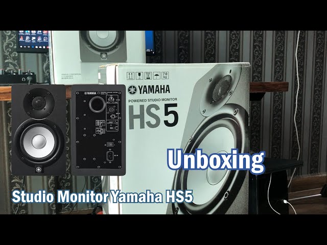 Yamaha HS5 Unboxing | Testing Sound | Video Tutorial