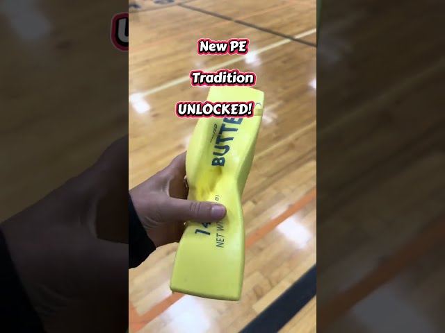 The FUNNIEST PE Question of the Day Idea! 🧈😂 #shorts  #physicaleducation
