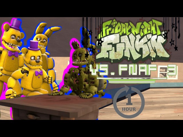 Waffles - Friday Night Funkin' [Full song] [1 Hour] (FNF Mod I FNAF 3 I FNAF 3 SFM)