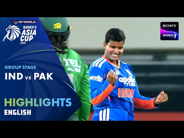 India W vs Pakistan W | English | Highlights | DP World Women’s Asia Cup 2026