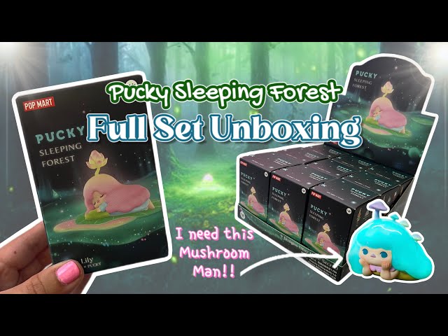 NEW POPMART PUCKY SLEEPING FOREST! *♡* FULL SET UNBOXING!*♡*SO PRETTY