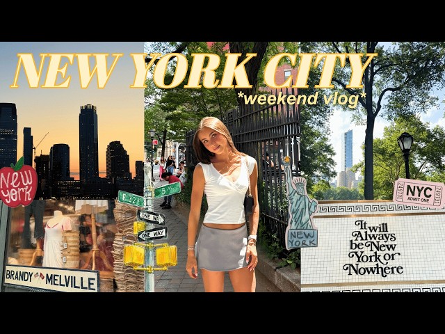 a weekend in new york vlog 🚕🗽*shopping, eating, + exploring the city*