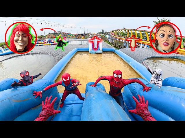 6 Spider-Man vs All Smiling Women Dancing in Water Parks | BEST OF 2026
