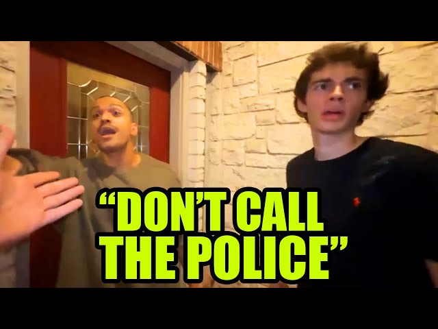 IRL Streamers Get ARRESTED For BURGLARY LIVE..