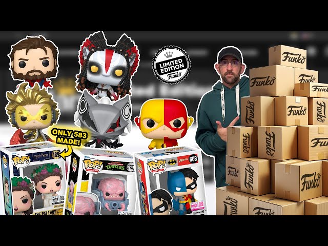 Opening EVERY NEW limited edition Funko Pop! (Funko Pop unboxing)