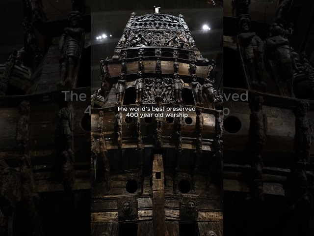 The 400 years old ship of Stockholm 🤯 #vasa #vasamuseum #stockholm