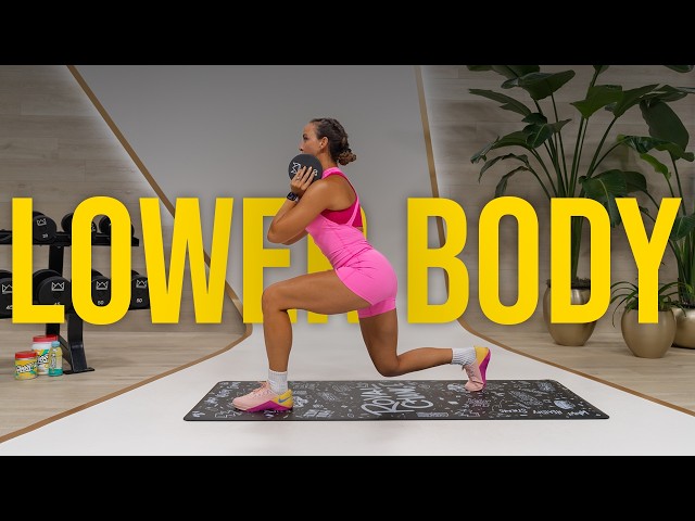 Build Stronger Legs! 30 Minute Lower Body Workout | Only Dumbbells Required!