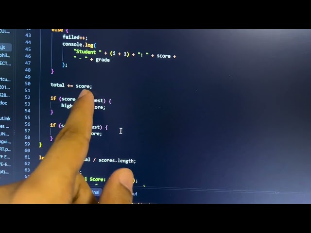Javascript code
