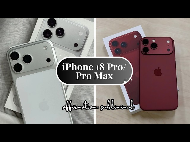 ༊*·˚ Manifest an iPhone 18 Pro / iPhone 18 Pro Max {subliminal} ༊*·˚