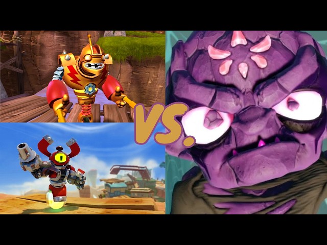 Bouncer and Magna Charge VS. Super Evil Kaos | Skylanders Swap Force