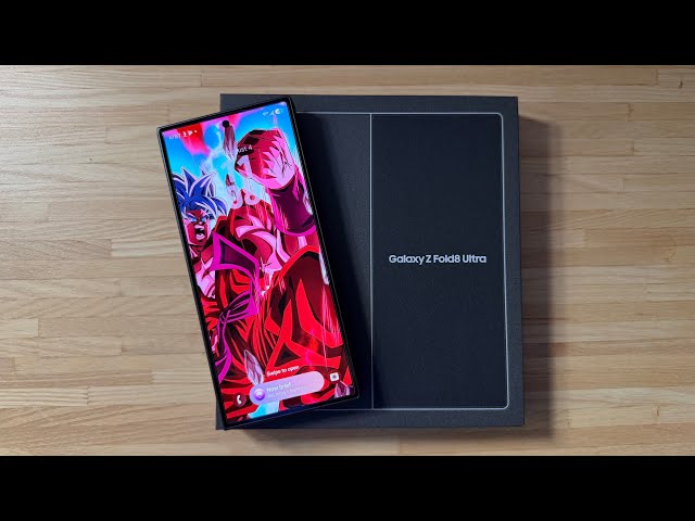 Galaxy Z Fold 8 Ultra Graphite Unboxing & First Look!