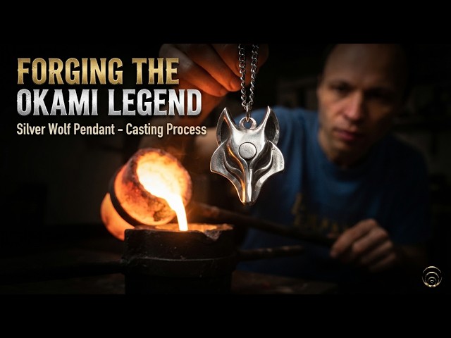 Casting the Spirit of Okami: Handmade Silver & Brass Wolf Jewelry