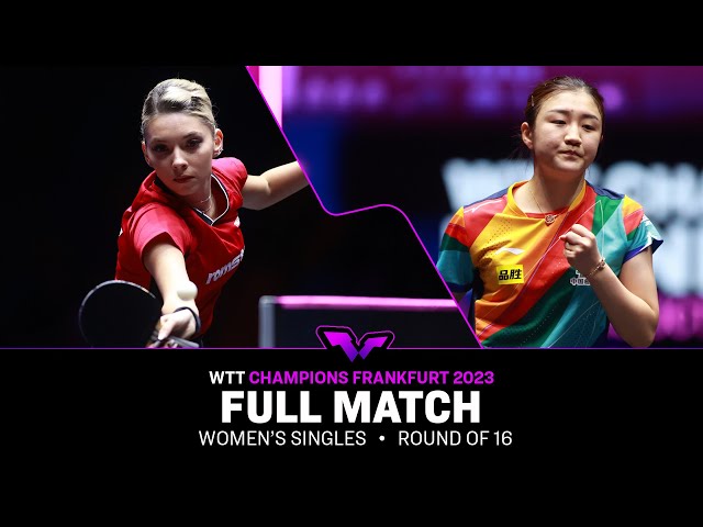 FULL MATCH | CHEN Meng vs Bernadette SZOCS | WS R16 | #WTTFrankfurt 2023