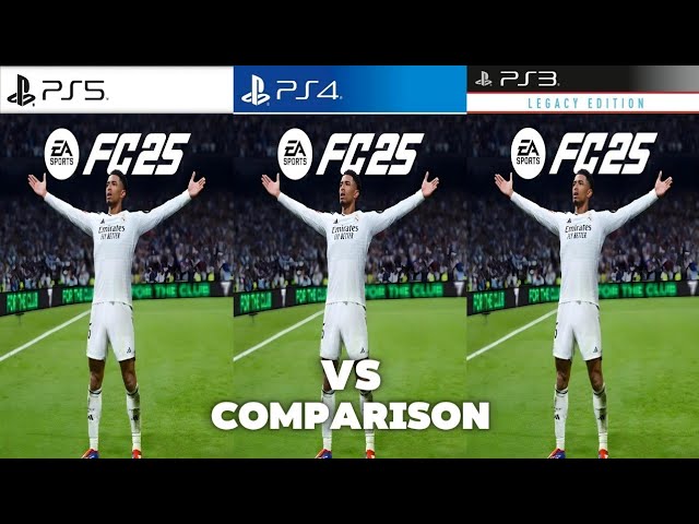 FC 25 PS5 против PS4 против PS3 | Сравнение