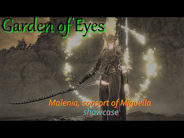 Elden Ring - Consort Malenia showcase in Garden of Eyes mod