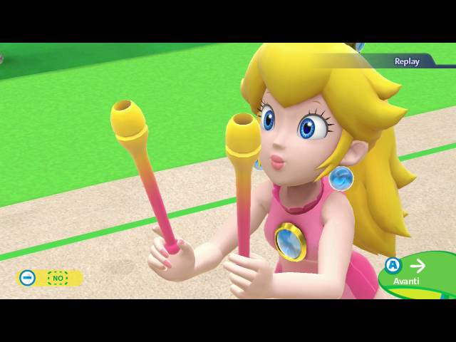 Mario & Sonic at the Rio 2016 Olympic Games (Wii U) - Rhythmic Gymnastics - all Peach routines