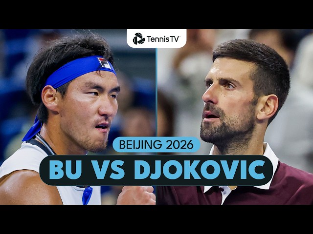 Djokovic Battles Bu in ROLLERCOASTER 🎢 | Beijing 2026 Highlights