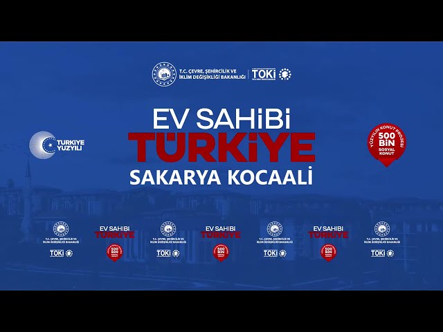 SAKARYA KOCAALİ 500.000 SOSYAL KONUT PROJESİ HAK SAHİPLERİ KONUT BELİRLEME KURA ÇEKİLİŞİ