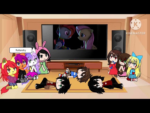 Random characters react to (SFM) (MLP) Wanna Play