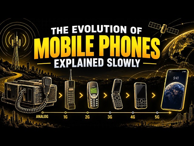 The Evolution of Mobile Phones Explained Slowly (For Sleep)