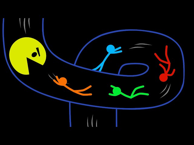 STICKMAN AND PACMAN - FUNNY ANIMATION