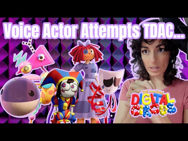 Voice Actor Tries The Amazing Digital Circus
