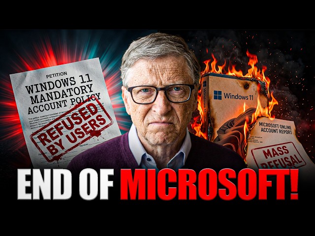 Bill Gates SHOCKED as Windows 11 Users REFUSE Microsoft Accounts