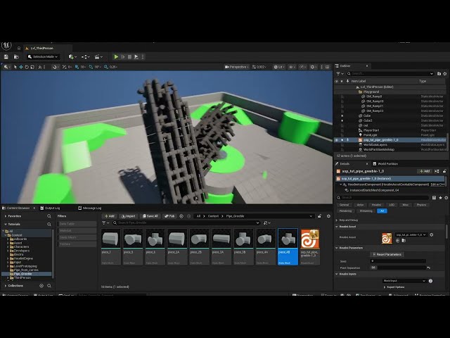 H22 | Project Titan EVO | Pipe Greeble 7 | Create HDA for UE