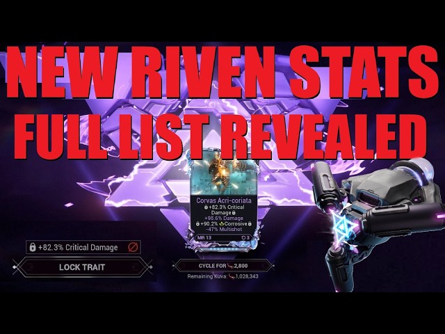 New Riven Stats: The Warframe Update We Needed To See