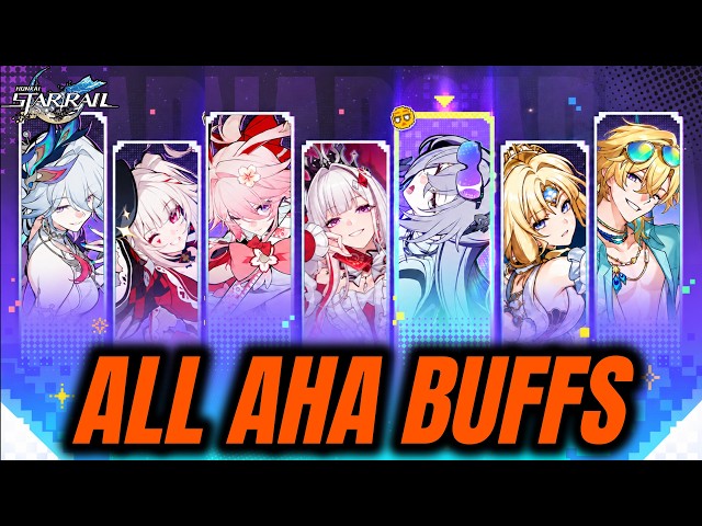 AEON AHA Makes EVERY ELATION Characters BROKEN?! Every AEON AHA's Elation Buff REVEALED!! - HSR