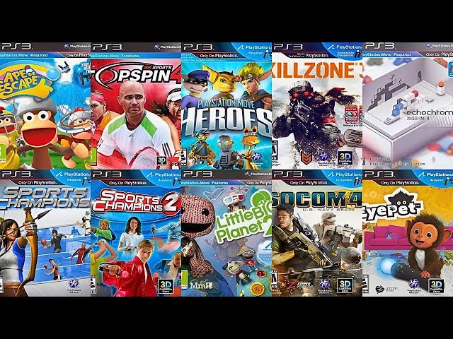Top 22 Ps3 Games For PS MOVE & PLAYSTATION MOVE Of All Time