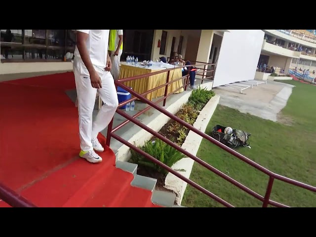 Parvez Rasool in dressing room Before dishonouring India in a national level.