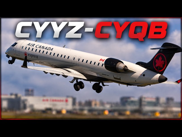 MSFS 2024  | Real CRJ Pilot | CRJ-900LR | CYYZ-CYQB | VATSIM | #msfs2024