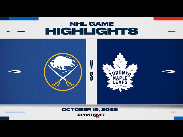 NHL Highlights | Sabres vs. Maple Leafs - October 15, 2026