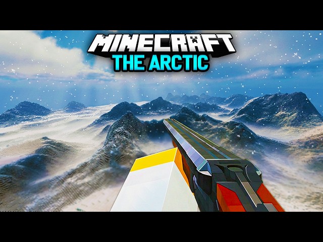 100 Days TRAPPED in THE ARCTIC in Realistic Minecraft Hardcore!