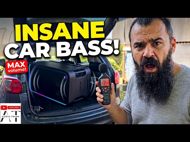 Sony ULT Tower MAX vs CAR: You Won't Believe The Decibels!