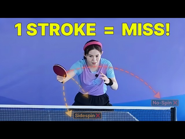 STOP Using One Stroke for Every Spin! How to Adjust Your Backhand Loop