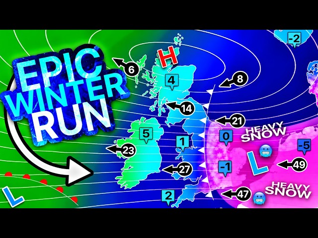 Witness An EPIC Winter Run Featuring Brutal Cold & Snow!
