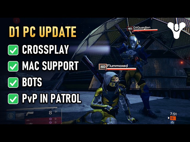 Destiny 1 PC - Multiplayer Updates