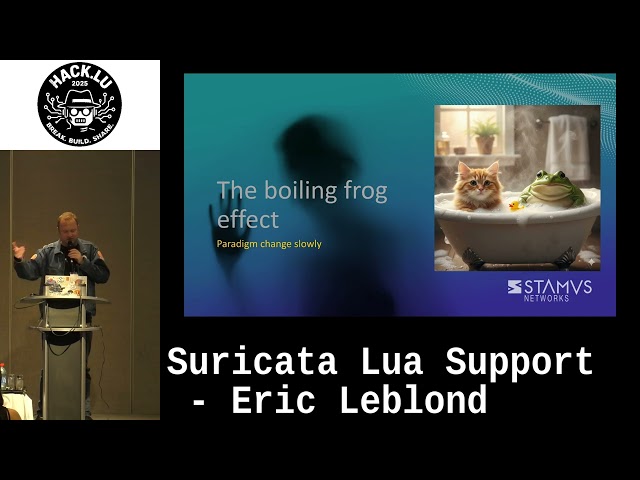 Suricata Lua Support - Eric Leblond
