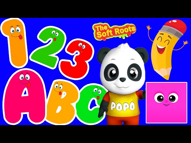 Preschool Learning activities for 3 year olds at home | Learn ABC Phonics Shapes Numbers Colors 🌈