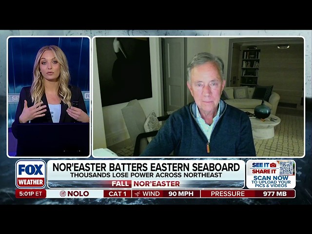 Connecticut Gov. Ned Lamont Joins FOX Weather as Nor’easter Batters East Coast