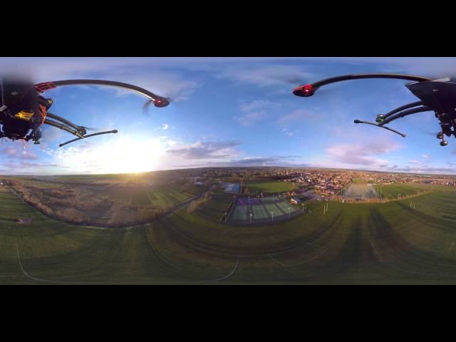 first ever 360° video drone gimbal