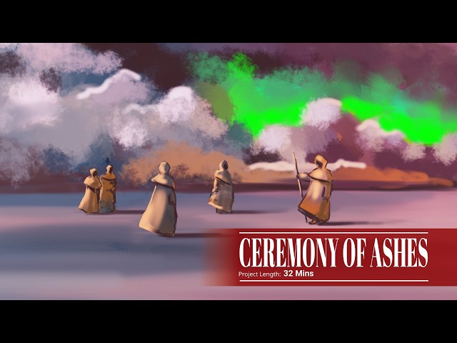 Ceremony of Ashes - Narrated Krita Timelapse