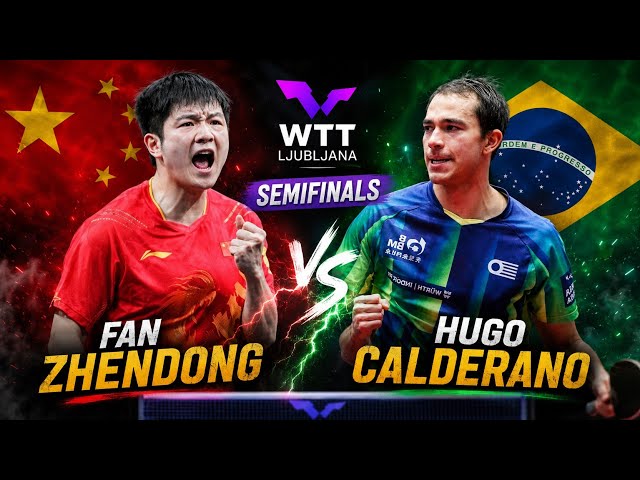 Amazing🔴Hugo Calderano vs Fan Zhendong Semifinal Highlights WTTLjubljana